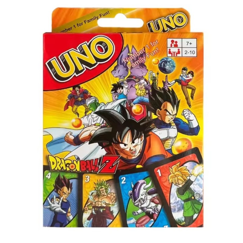 Mattel Jeu de cartes UNO Dragon Ball