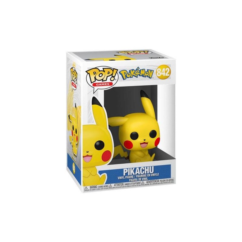 Pokémon- Funko POP 842 - Pikachu Assis