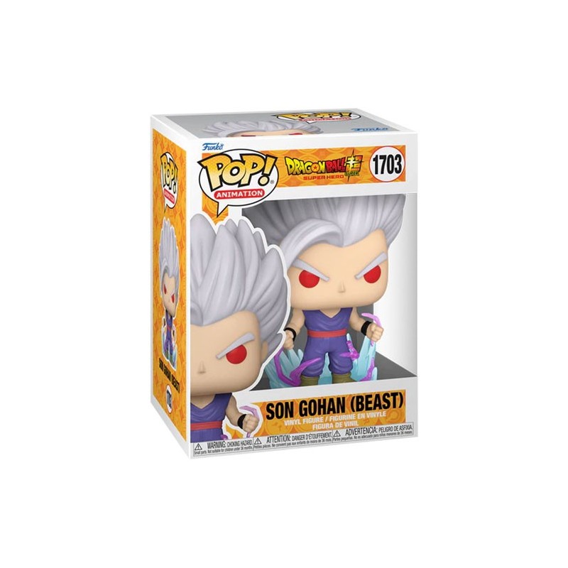 Dragon Ball Super- Funko POP N° 1703 - Gohan (Beas) avec Chase aléatoire et glow