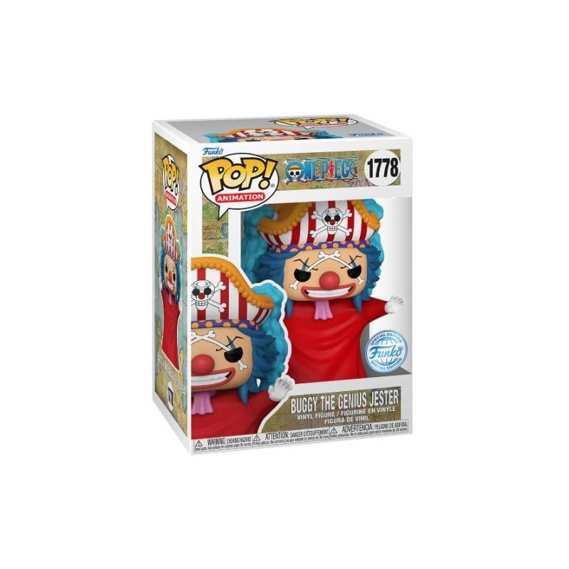 One Piece - Funko POP 1778 - Buggy Le bouffon génial (Aléatoire Edition Special)