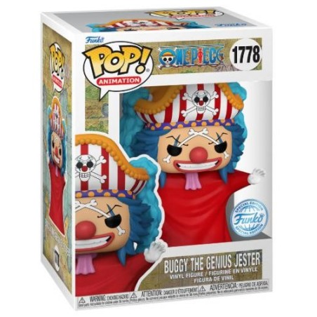 One Piece - Funko POP 1778 - Buggy Le bouffon génial (Aléatoire Edition Special)