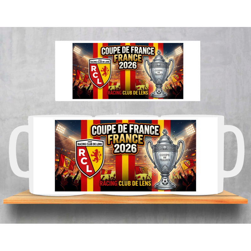 Mug  RC Lens  Champion coupe de France 2026