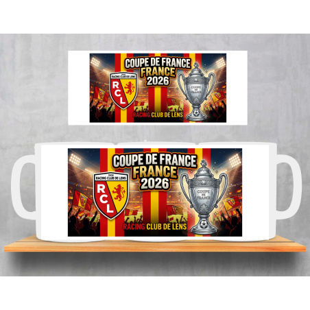 Mug  RC Lens  Champion coupe de France 2026