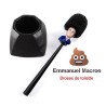 Brosse WC Emmanuel Macron