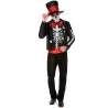 Déguisement Squelette motifs Dia de los muertos homme