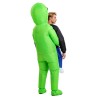 Déguisement gonflable porté par un alien adulte
