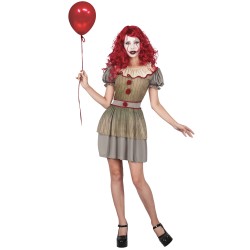 Déguisement clown psycho femme