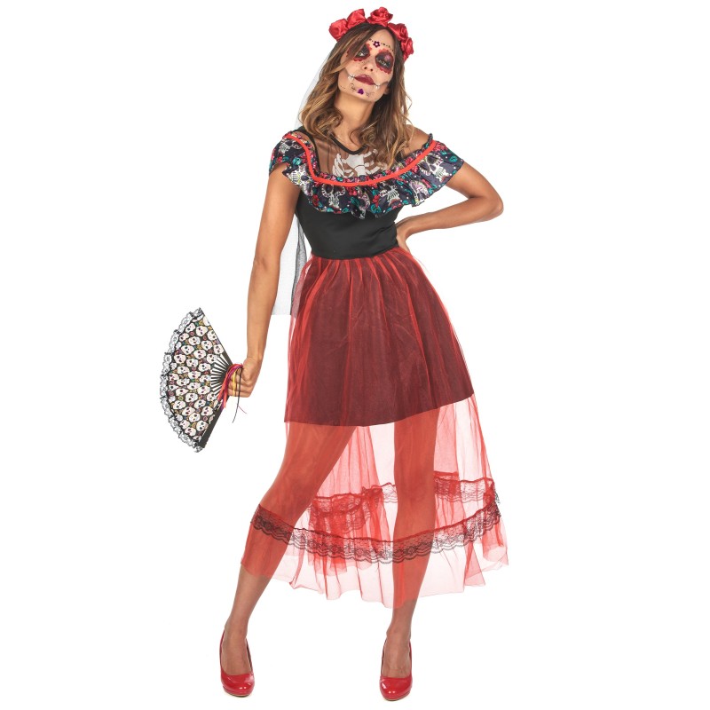 Déguisement Dia de los Muertos femme