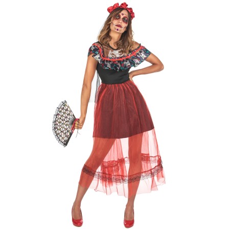 Déguisement Dia de los Muertos femme